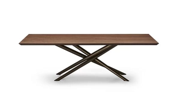 Baly With A Wood Top Dining Table By Eforma