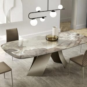 Bea Diamond With Metal Legs Dining Chair By Eforma 3
