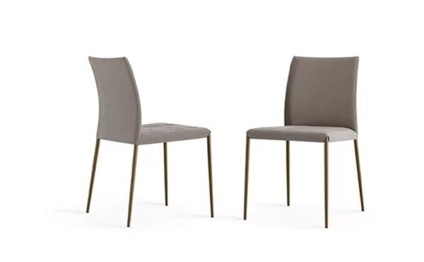 Bea With Metal Legs Dining Chair By Eforma