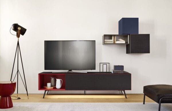 Domino Mono Tv Wall Unit By Logo