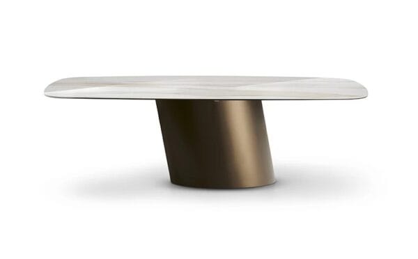 Dorado With Ceramic Top Dining Table By Eforma