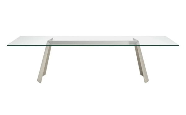 Dorian With Glass Top Dining Table By Eforma