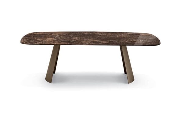 Dorian With Marble Top Dining Table By Eforma