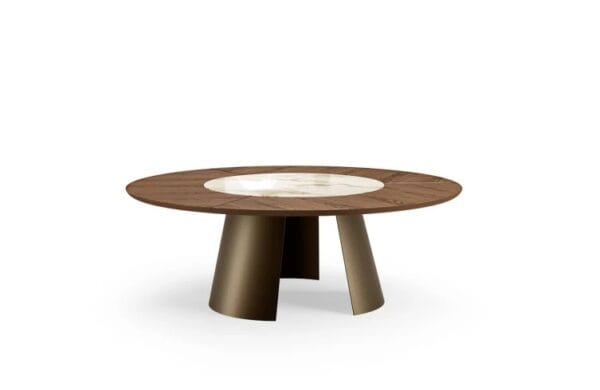 Dorian With Wood And Ceramic Top Dining Table By Eforma