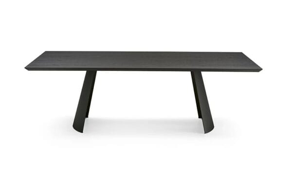 Dorian With Wooden Top Dining Table By Eforma