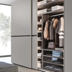Horizontal Coplanar Sliding Door Wardrobe By Logo 3
