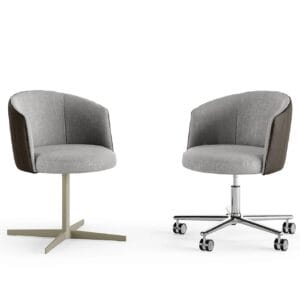 Jane 5 Ways Swivel Armchair By Eforma 2