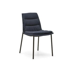 Lady With Metal Legs Dining Chair By Eforma