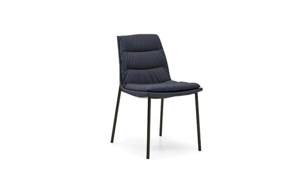 Lady With Metal Legs Dining Chair By Eforma