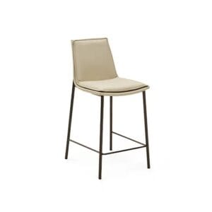 Lara With Metal Legs Bar Stool By Eforma