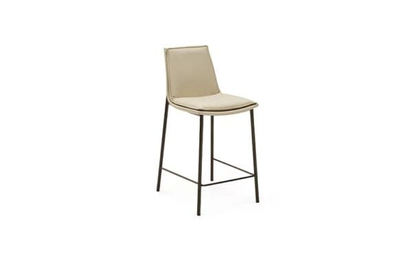 Lara With Metal Legs Bar Stool By Eforma