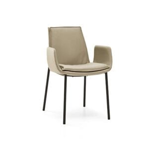 Lara With Metal Legs Dining Chair By Eforma 2