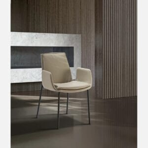 Lara With Metal Legs Dining Chair By Eforma 3