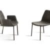 Lenny With Metal Legs Dining Chair By Eforma 1