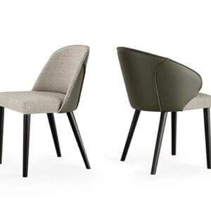 Manta With Metal Legs Dining Chair By Eforma 2