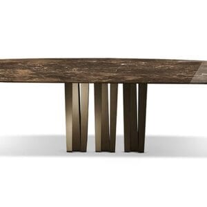 Narciso With Marble Top Dining Table By Eforma
