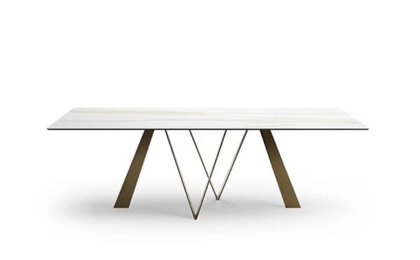 Noa With Ceramic Top Dining Table By Eforma