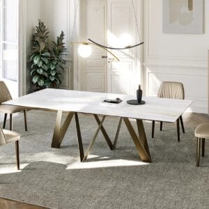 Noa With Ceramic Top Dining Table By Eforma 3
