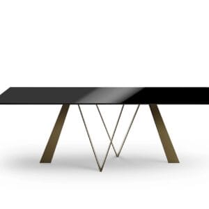 Noa With Glass Top Dining Table By Eforma