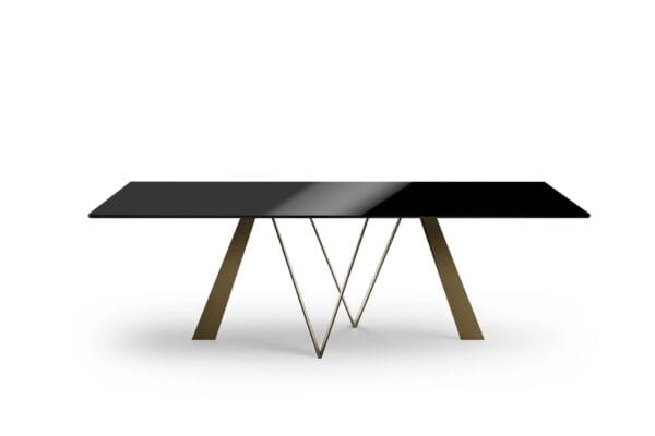 Noa With Glass Top Dining Table By Eforma