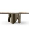 Onda With Ceramic Top Dining Table By Eforma 1