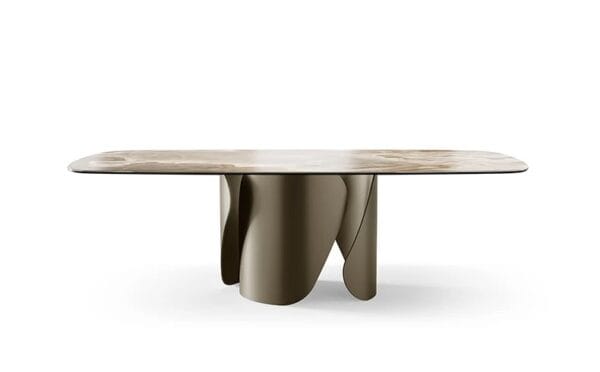 Onda With Ceramic Top Dining Table By Eforma