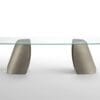 Perla With Glass Top Dining Table By Eforma 1
