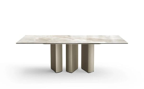 Plai With Ceramic Top Dining Table By Eforma