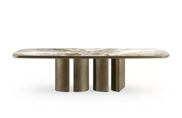 Plai With Ceramic Top King Dining Table By Eforma