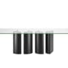 Plai With Glass Top Dining Table By Eforma 1