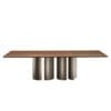Plai With Wooden Top Dining Table By Eforma 1