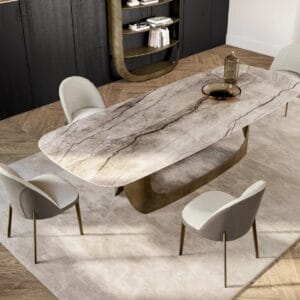 Polifemo With King Ceramic Top Dining Table By Eforma 3