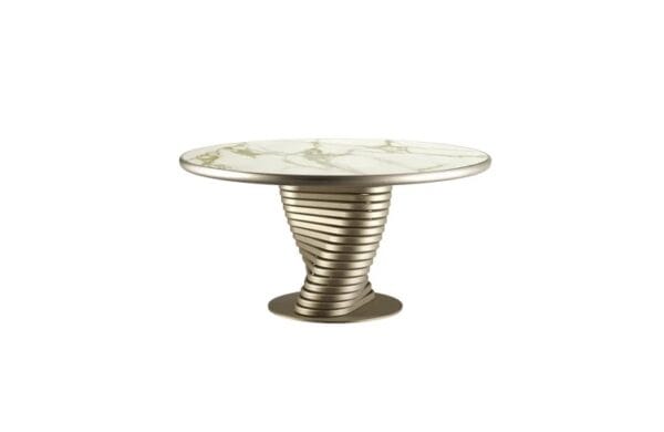 Rotolo With Ceramic Top Dining Table By Eforma