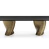 Rotolo With Wooden Top Dining Table By Eforma 1