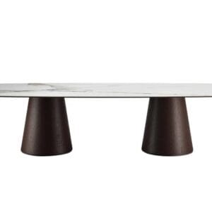 Teo With Ceramic Top Dining Table By Eforma 3