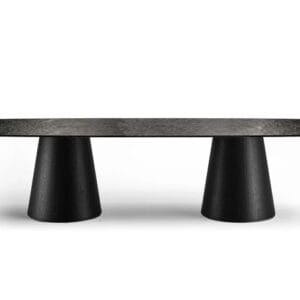 Teo With Glass Top Dining Table By Eforma 3