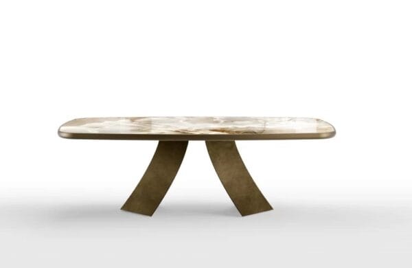 Twist With Ceramic King Top Dining Table By Eforma