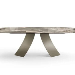 Twist With Ceramic Top Dining Table By Eforma