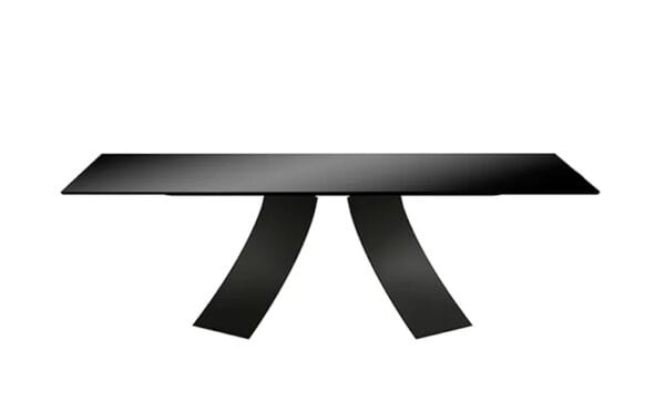 Twist With Glass Top Dining Table By Eforma