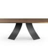 Twist With Wooden Top Dining Table By Eforma
