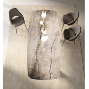 alisei with a ceramic top Dining Table by Eforma 4