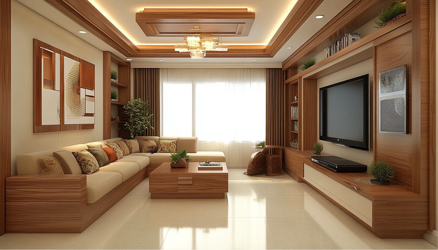 living room joinery