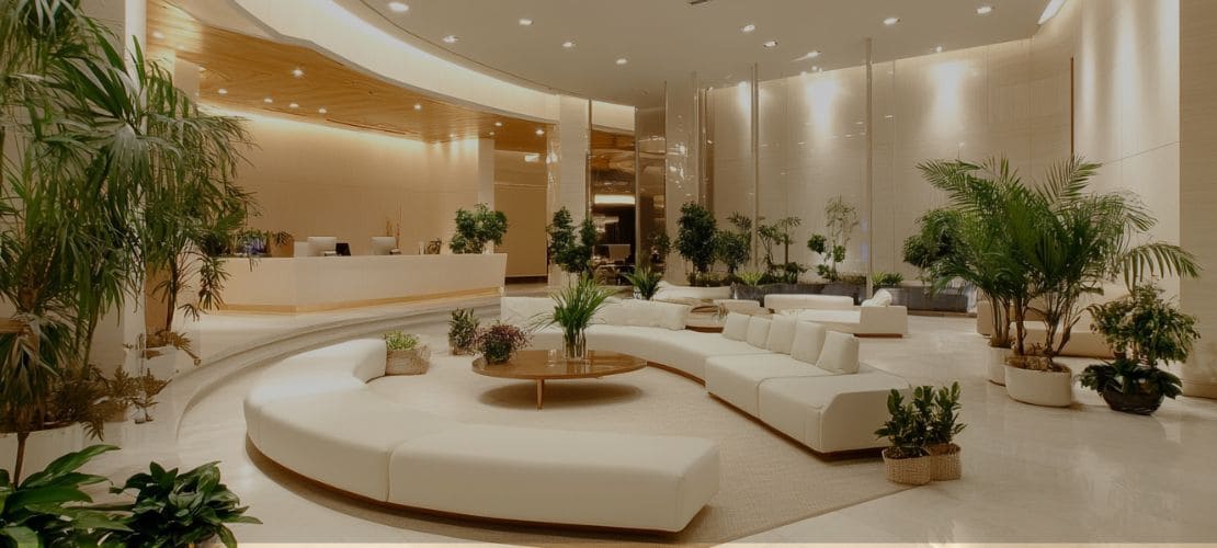 luxury interior design and fit out for modern office