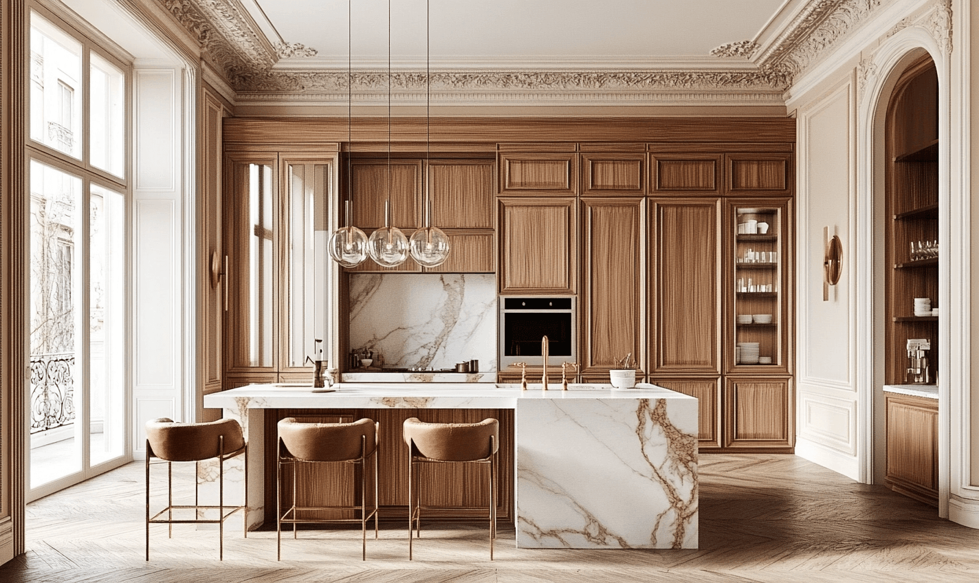 Blending Contemporary And Traditional Kitchen Design Styles