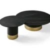 Cilindro Low With Ceramic Top Coffee Table By Eforma 2