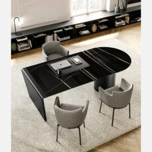 Cilindro With Ceramic Top Desk By Eforma 3