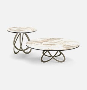 Febe Low With Ceramic Top Coffee Table By Eforma