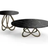 Febe Low With Marble Top Coffee Table By Eforma 1