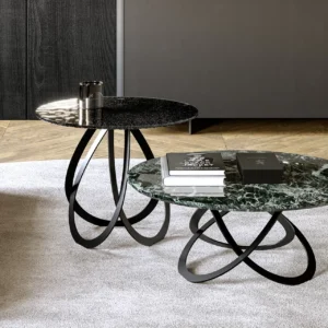 Febe Low With Marble Top Coffee Table By Eforma 2