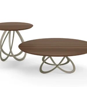 Febe Low With Wood Top Coffee Table By Eforma